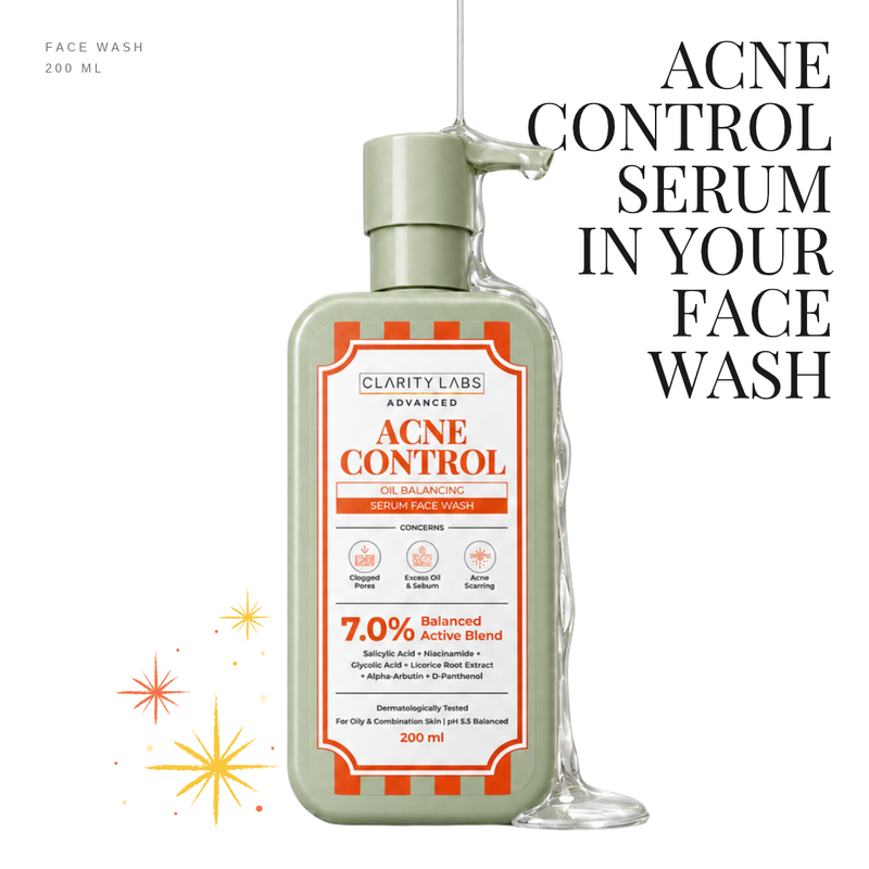 Acne Control Face Wash with 2% Salicylic Acid & 2% Niacinamide - 200 ml