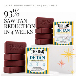 DeTan Brightening Soap for Men | Pack of 4