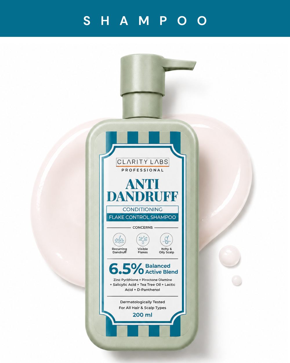 Anti-Dandruff Flake Control Conditioning Shampoo