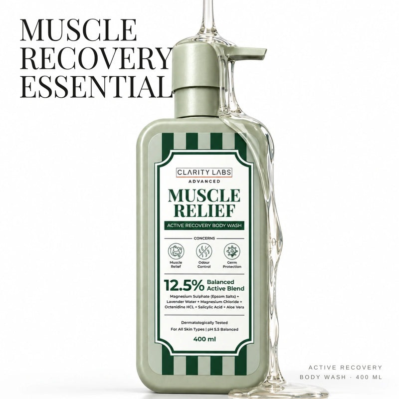 Muscle Relief Body Wash with 5% Magnesium Salts & 4% Magnesium Chloride - 400 ml