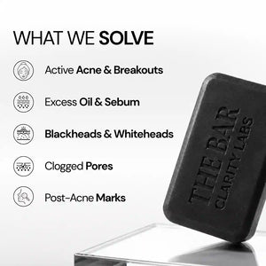 Anti Acne Soap with 1% Salicylic Acid & 0.5% Activated Charcoal | Pack of 4