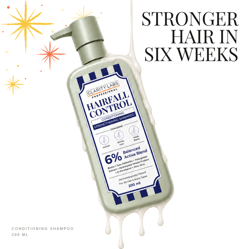 Hairfall Control Shampoo with 1% Saw Palmetto & 0.5% Biotin for Thinning & Breakage - 200 ml