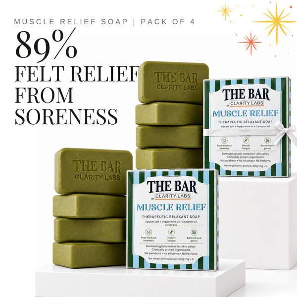 Muscle Relief Soap for Men | Pack of 4