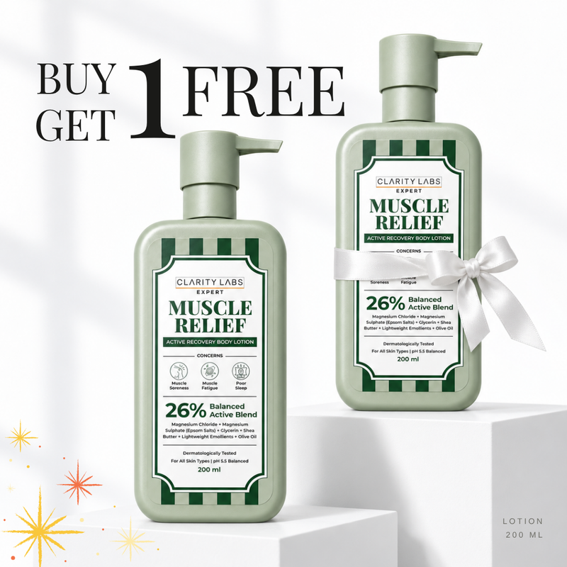 Muscle Relief Body Lotion with 10% Magnesium Chloride & 2% Magnesium Salts - 200 ml