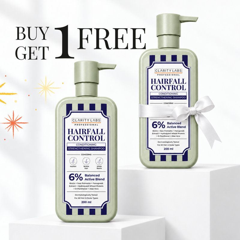 Hairfall Control Shampoo with 1% Saw Palmetto & 0.5% Biotin for Thinning & Breakage - 200 ml