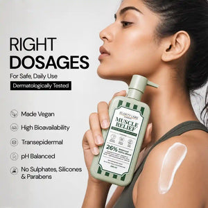 Muscle Relief Body Lotion with 10% Magnesium Chloride & 2% Magnesium Salts - 200 ml