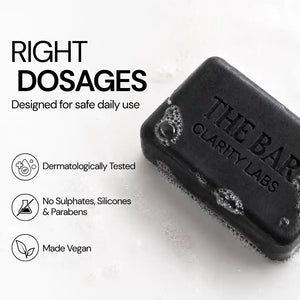 Anti Acne Soap with 1% Salicylic Acid & 0.5% Activated Charcoal | Pack of 4