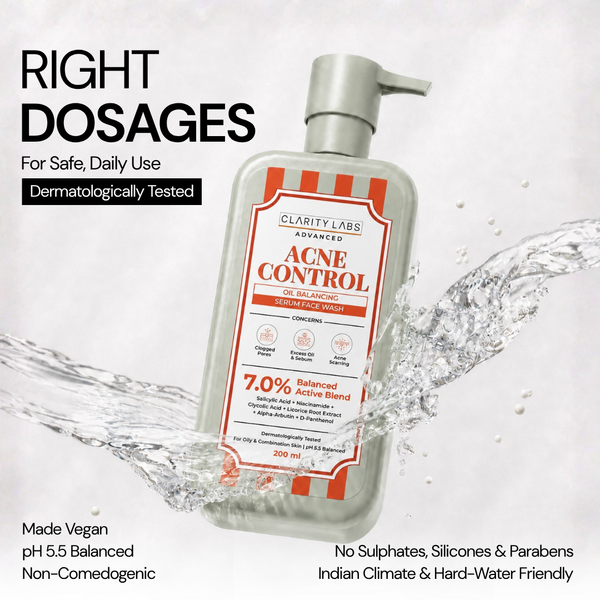 Acne Control Oil Balancing Serum Face Wash