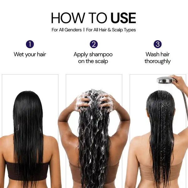Hairfall Control Shampoo with 1% Saw Palmetto & 0.5% Biotin for Thinning & Breakage - 200 ml