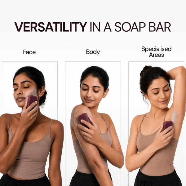 DeTan Brightening Soap with 1.5% Kojic Acid & 1% Niacinamide | Pack of 4