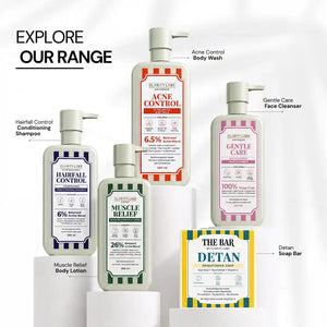 Hairfall Control Shampoo with 1% Saw Palmetto & 0.5% Biotin for Thinning & Breakage - 200 ml