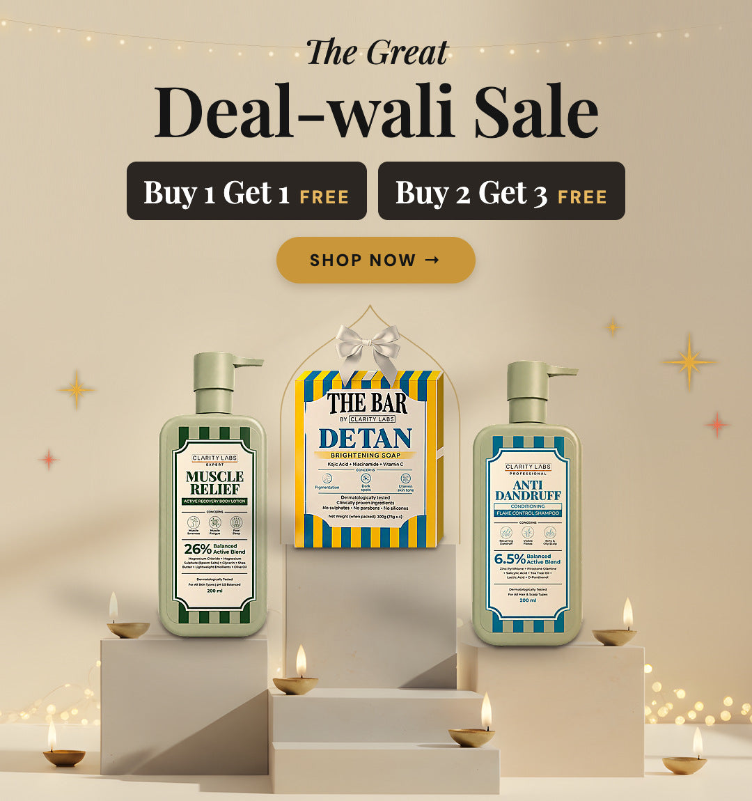 The Great Deal-wali Sale: Buy 1 Get 1 Free, Buy 2 Get 3 Free