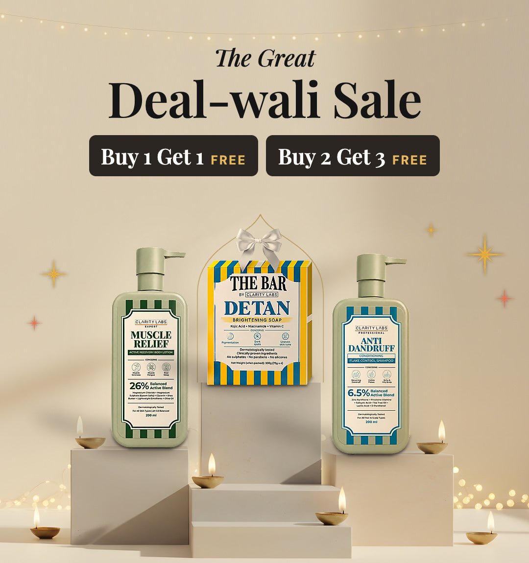 The Great Deal-wali Sale: Buy 1 Get 1 Free, Buy 2 Get 3 Free
