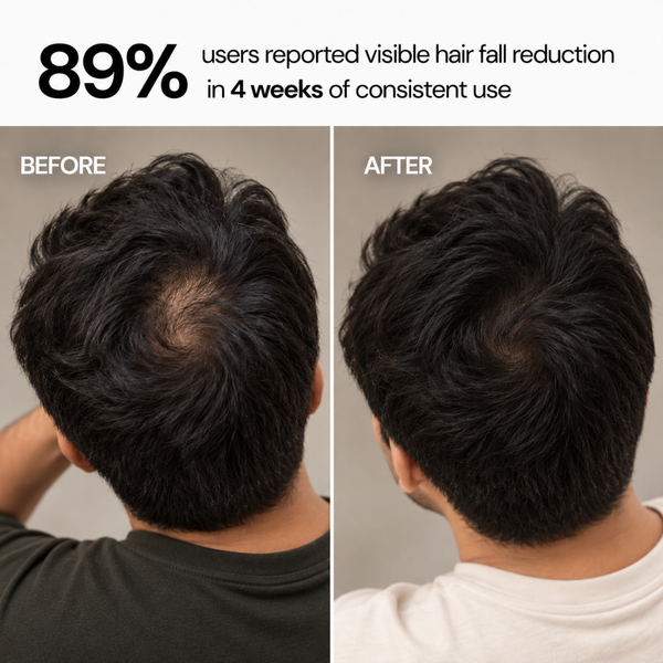 Hairfall Control Shampoo with 1% Saw Palmetto & 0.5% Biotin for Thinning & Breakage - 200 ml