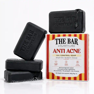 Anti Acne Soap with 1% Salicylic Acid & 0.5% Activated Charcoal | Pack of 4
