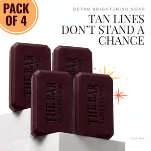 DeTan Brightening Soap Pack of 4